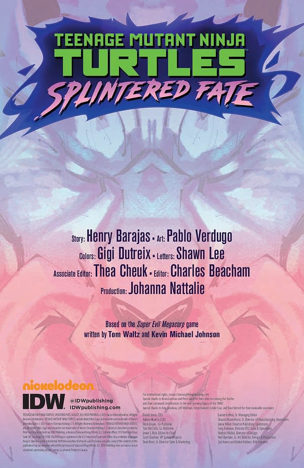TMNT: Splintered Fate #1 Preview: Splinter Gets a Surprise Vacation
