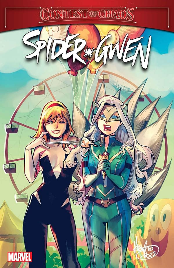 Cover image for SPIDER-GWEN ANNUAL 1 MIRKA ANDOLFO VARIANT [CHAOS]