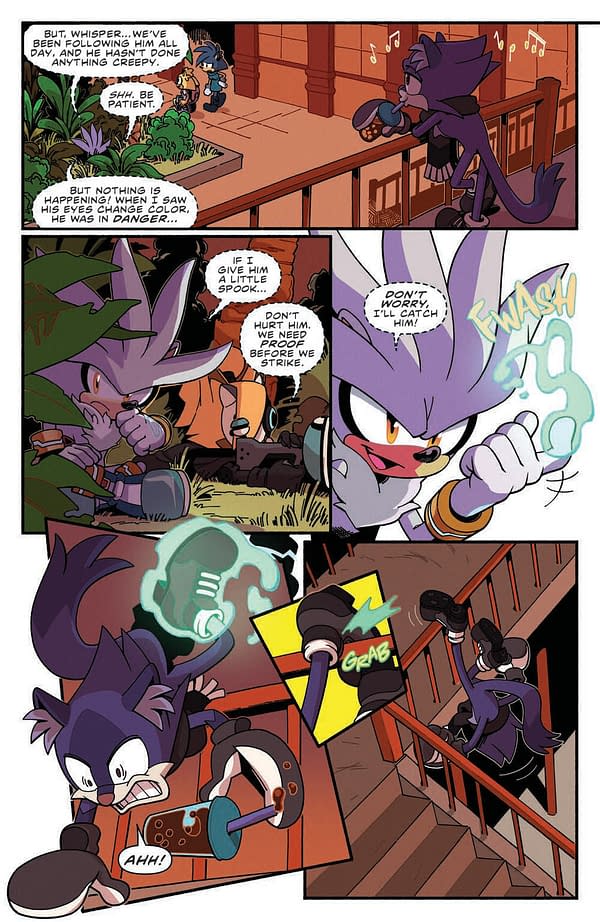 Interior preview page from Sonic the Hedgehog #64