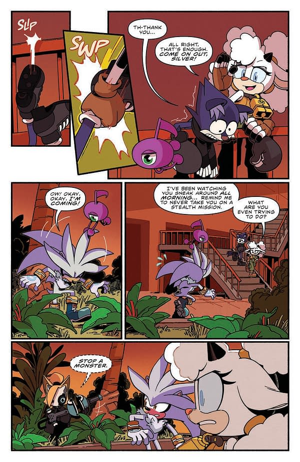 Interior preview page from Sonic the Hedgehog #64