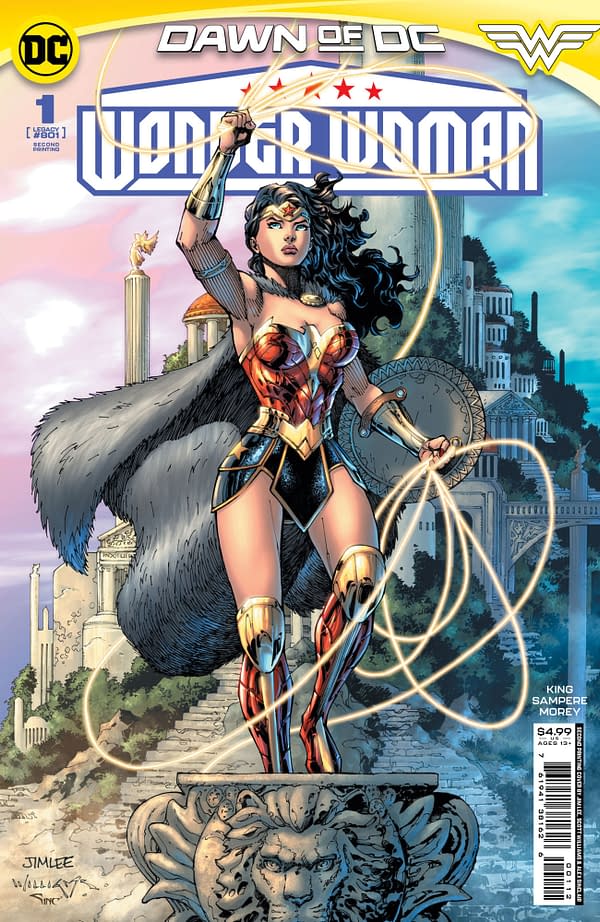 Wonder Woman #1 Gets Second Printing - and a Vaseline Photo