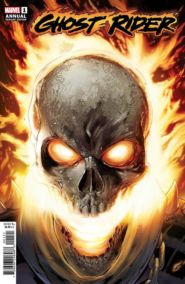 Cover image for GHOST RIDER ANNUAL 1 GREG LAND VARIANT