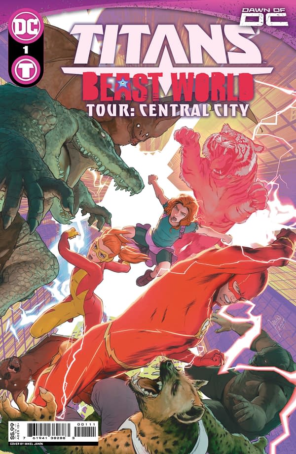 Cover image for Titans: Beast World Tour - Central City #1