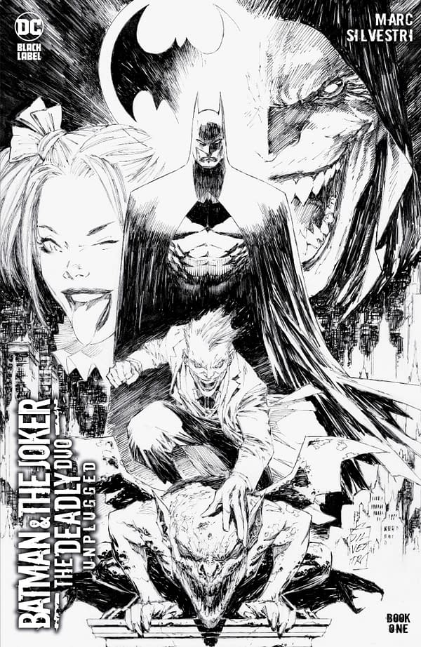 Cover image for 1023DC829 Batman and The Joker: The Deadly Duo Unplugged #1 Cover, by (W/A/CA) Marc Silvestri, in stores Tuesday, December 12, 2023 from DC Comics