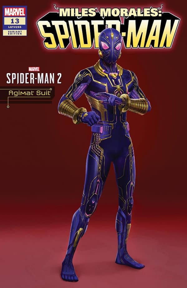 Cover image for MILES MORALES: SPIDER-MAN 13 AGIMAT SUIT MARVEL'S SPIDER-MAN 2 VARIANT [GW]