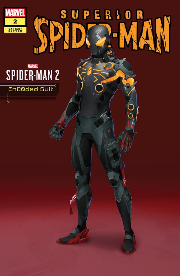 Cover image for SUPERIOR SPIDER-MAN 2 ENCODED SUIT MARVEL'S SPIDER-MAN 2 VARIANT