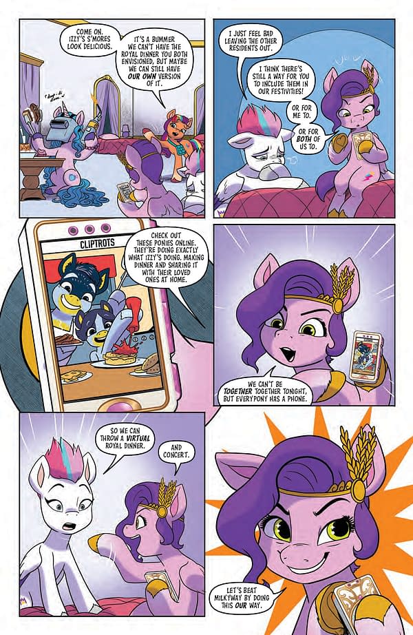 Interior preview page from MY LITTLE PONY #20 PATRICIA FORSTNER COVER