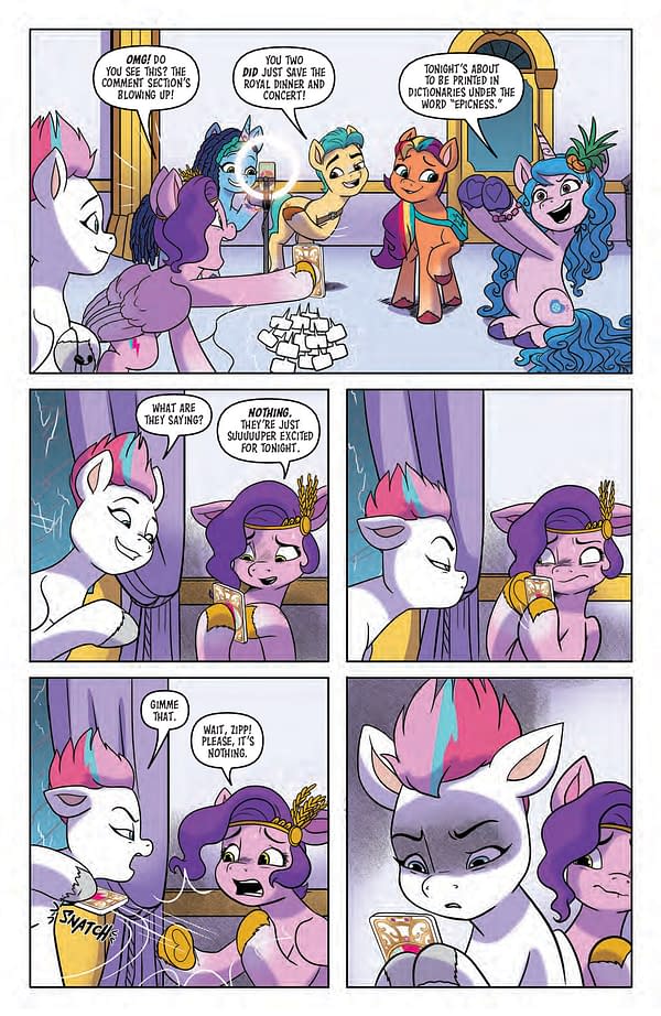 Interior preview page from MY LITTLE PONY #20 PATRICIA FORSTNER COVER