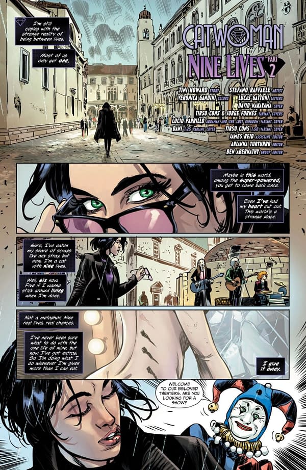 Interior preview page from Catwoman #60
