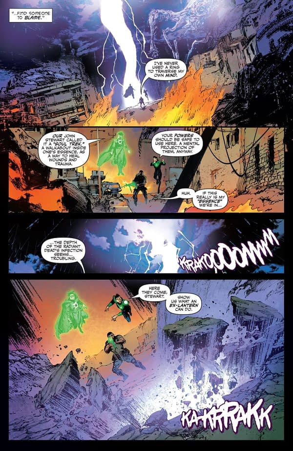 Interior preview page from Green Lantern: War Journal #4
