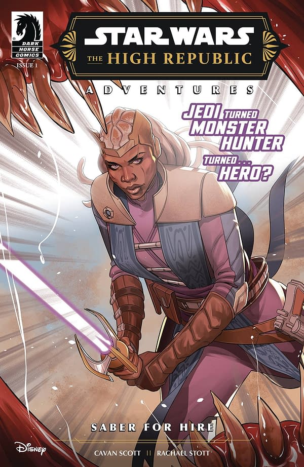 Cover image for STAR WARS HIGH REPUBLIC ADVENTURES SABER FOR HIRE #1