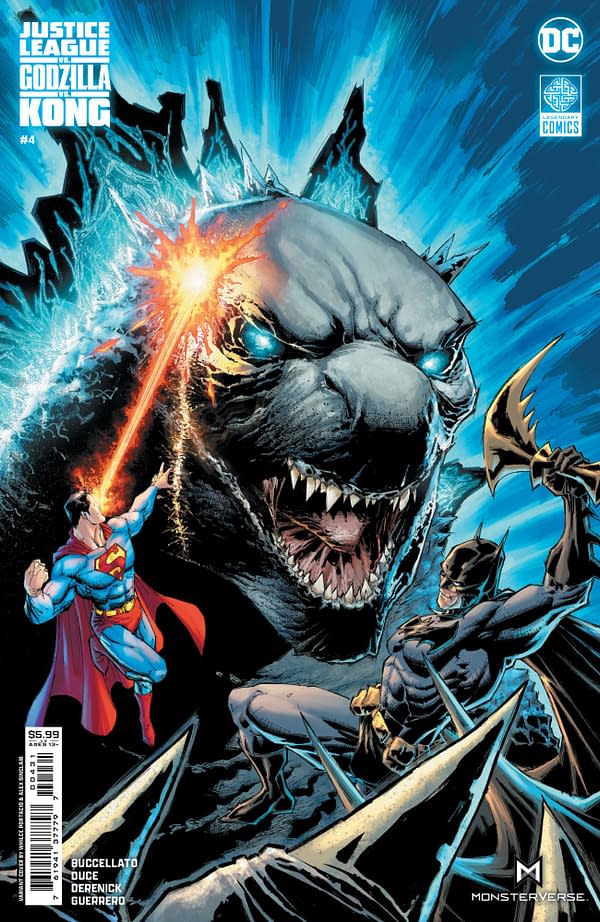 Cover image for Justice League vs. Godzilla vs. Kong #4