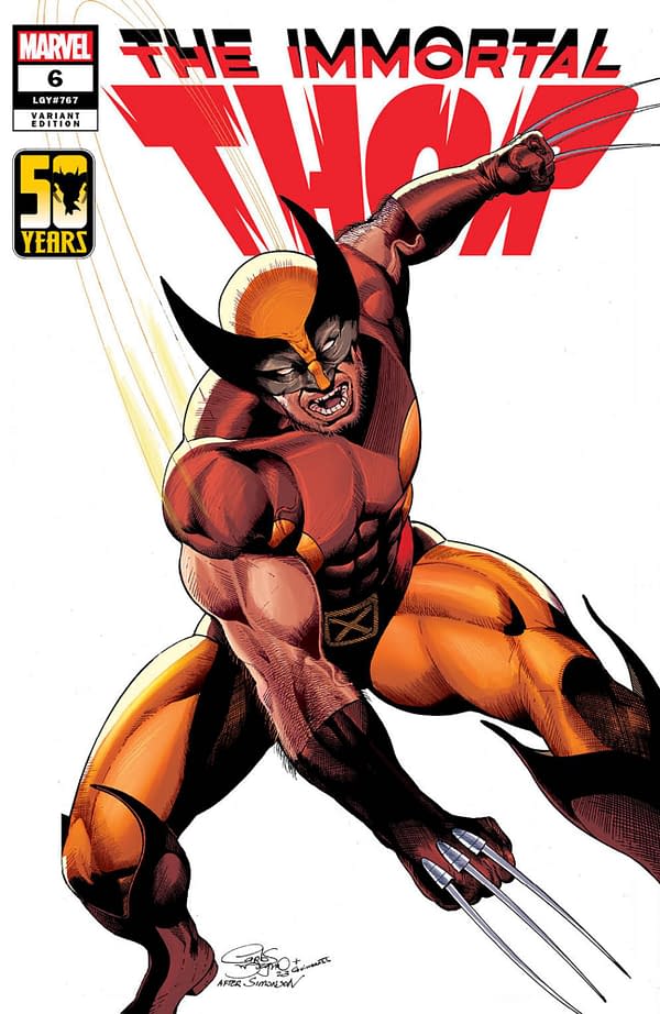 Cover image for IMMORTAL THOR 6 CARLOS MAGNO WOLVERINE WOLVERINE WOLVERINE VARIANT