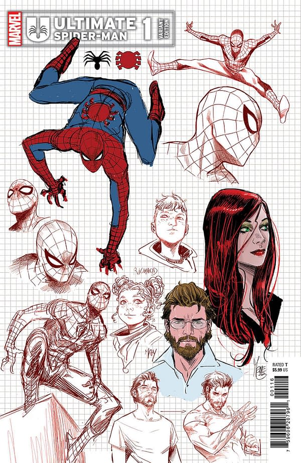 Cover image for ULTIMATE SPIDER-MAN 1 MARCO CHECCHETTO DESIGN VARIANT