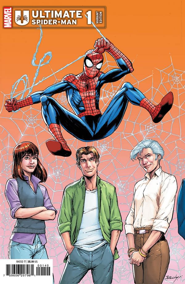 Cover image for ULTIMATE SPIDER-MAN 1 MARK BAGLEY CONNECTING VARIANT