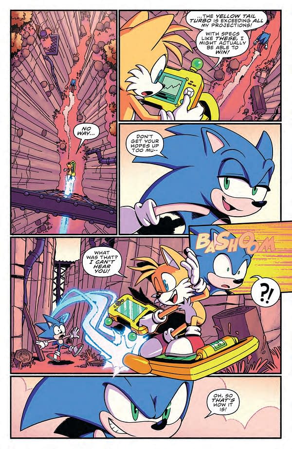Interior preview page from SONIC THE HEDGEHOG #68 MIN HO KIM COVER