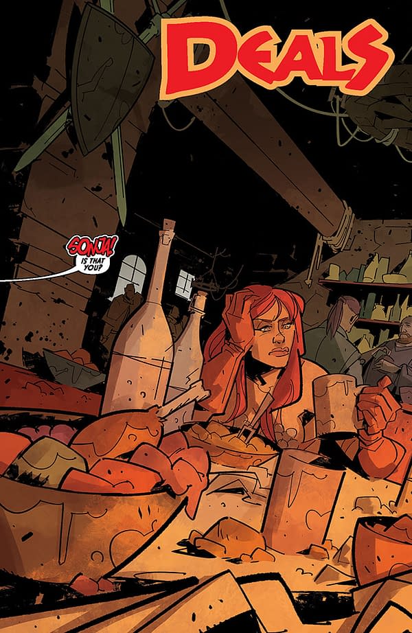 Interior preview page from Savage Red Sonja #3