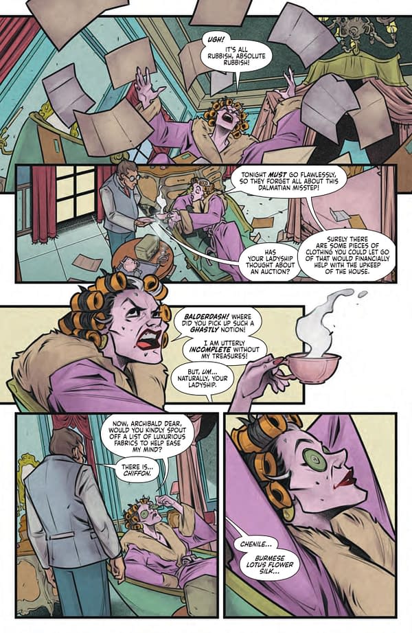 Interior preview page from Disney Villains: Cruella De Vil #1