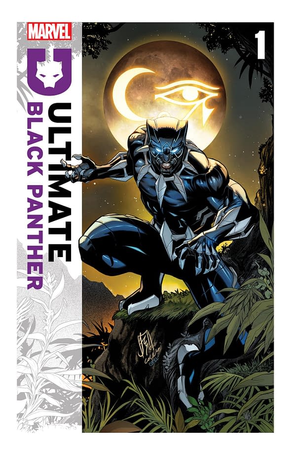 Cover image for ULTIMATE BLACK PANTHER #1 STEFANO CASELLI COVER