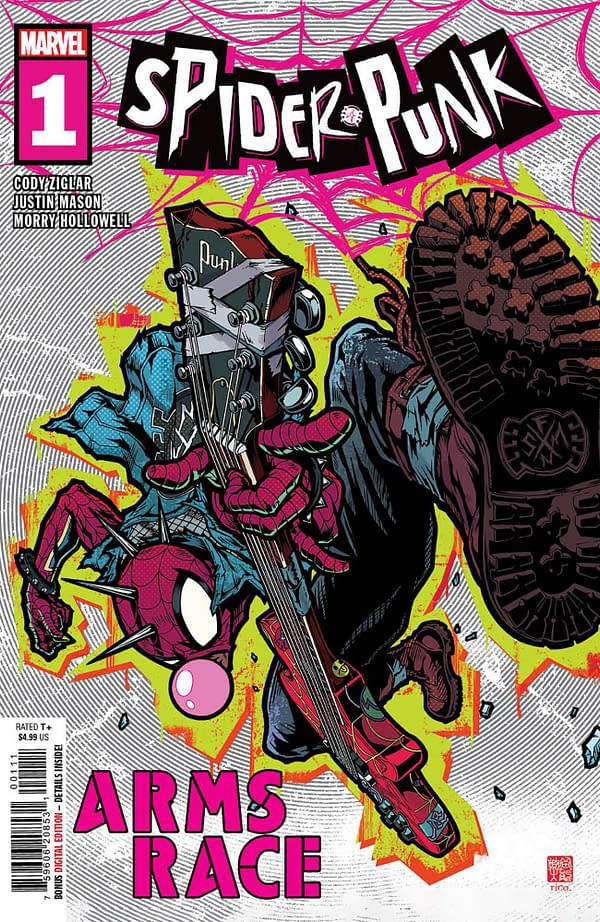 Cover image for SPIDER-PUNK: ARMS RACE #1 TAKASHI OKAZAKI COVER