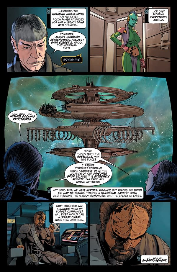 Interior preview page from STAR TREK: DEFAIANT #12 MARISSA LOUISE COVER