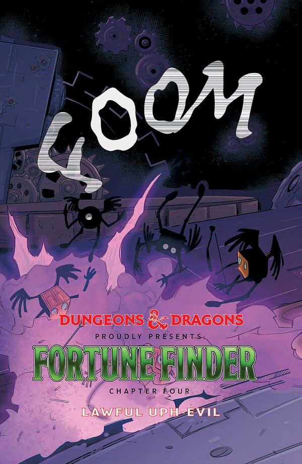 Interior preview page from DUNGEONS AND DRAGONS: FORTUNE FINDER #4 MAX DUNBAR COVER