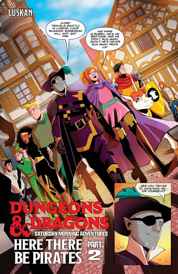 Interior preview page from DUNGEONS AND DRAGONS: SATURDAY MORNING ADVENTURES II #2 GEORGE KAMBADAIS COVER