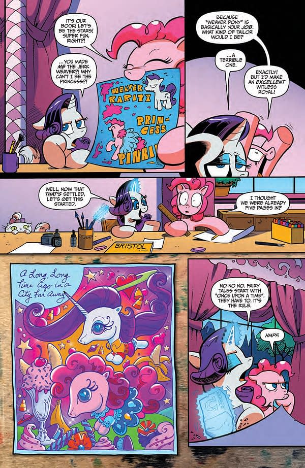 Interior preview page from MY LITTLE PONY: BEST OF RARITY #1 BRENDA HICKEY COVER