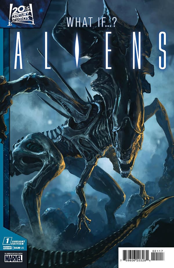 Cover image for ALIENS: WHAT IF...? #1 SKAN VARIANT
