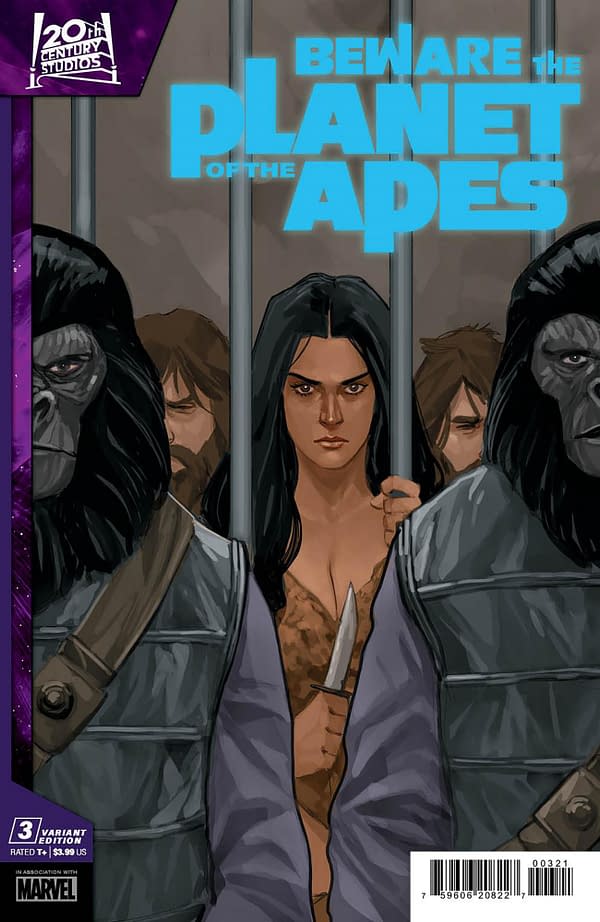 Cover image for BEWARE THE PLANET OF THE APES #3 PHIL NOTO VARIANT