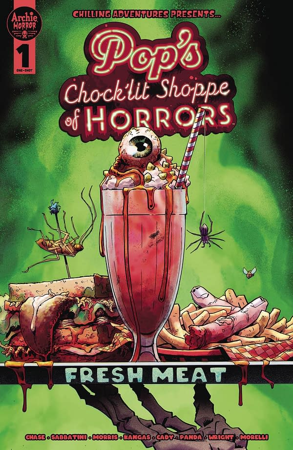 Cover image for Pop's Chocklit Shoppe Of Horrors Fresh Meat #1