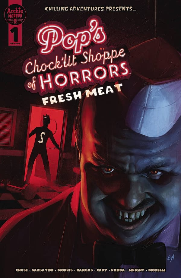 Cover image for POPS CHOCKLIT SHOPPE OF HORRORS FRESH MEAT CVR B AARON LEA