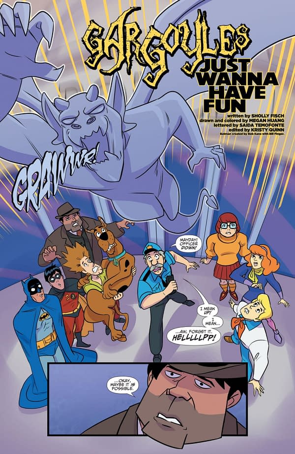 Interior preview page from Batman and Scooby-Doo Mysteries #4