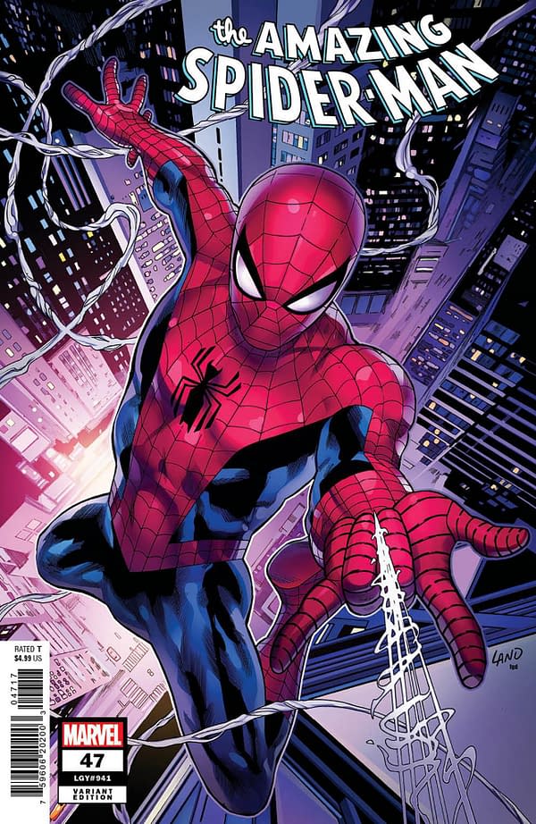 Cover image for AMAZING SPIDER-MAN #47 GREG LAND VARIANT