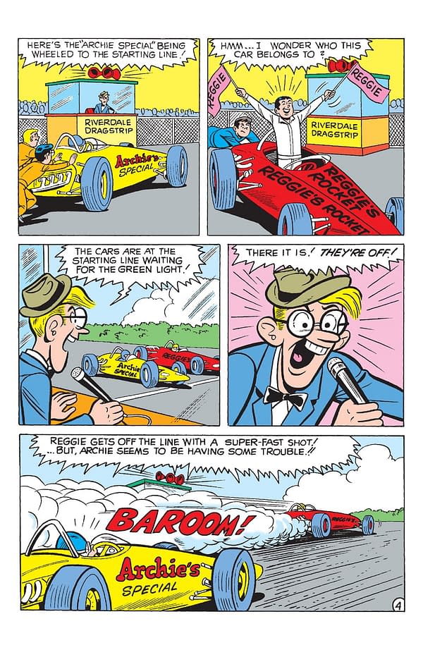 Interior preview page from Archie and Friends: Hod Rod Racing #1