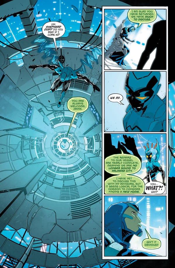Interior preview page from Blue Beetle #8