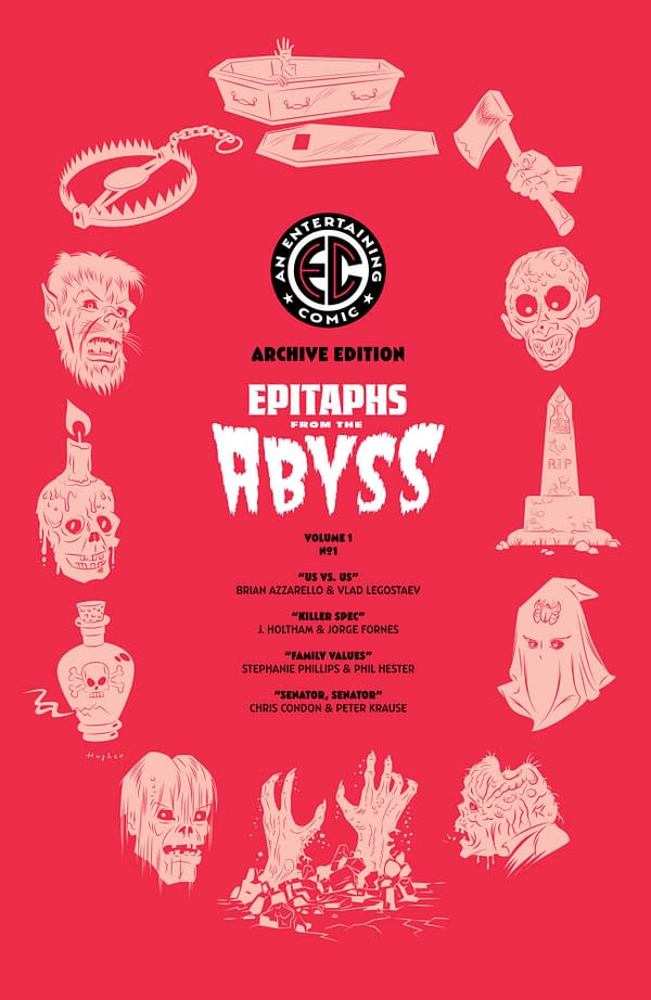 Epitaphs From The Abyss #1 - The frsit New EC Comic In Forty Years
