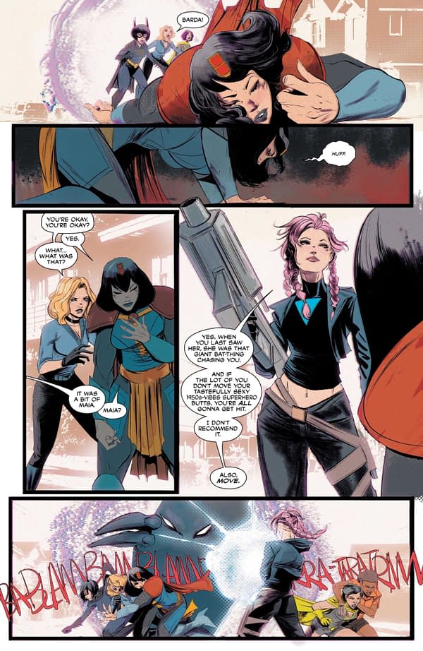 Interior preview page from Birds of Prey #10