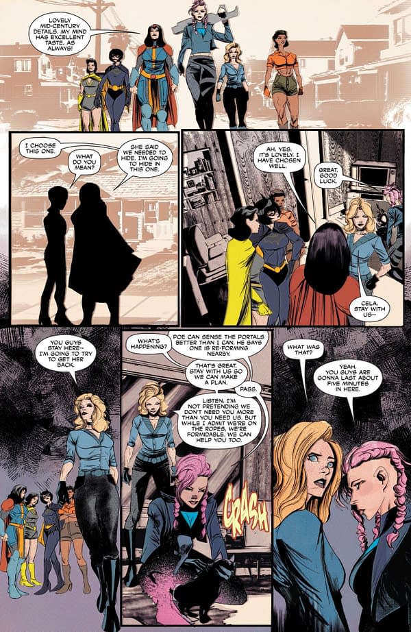 Interior preview page from Birds of Prey #10