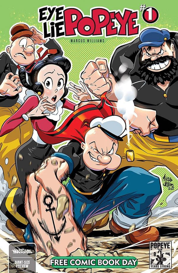 Brand New Popeye For The Last Year Of Copyright on Free Comic Book Day