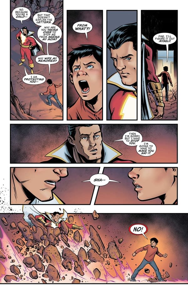 Interior preview page from Shazam #12