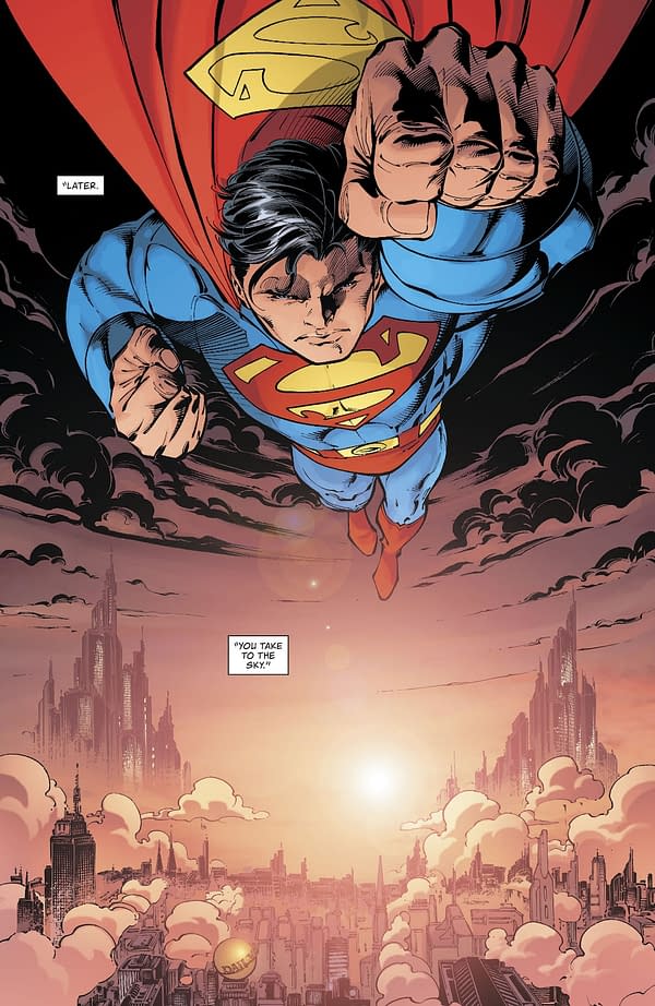 Where Did That Scene Of Superman Pulling On His Boots Come From?