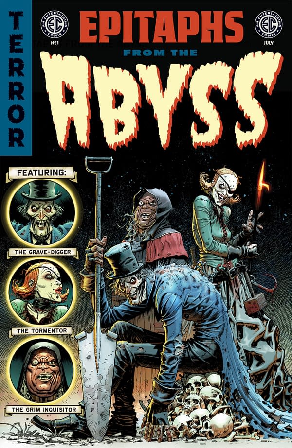 3 New EC Comics Horror Hosts Debut in Oni's Epitaphs From The Abyss