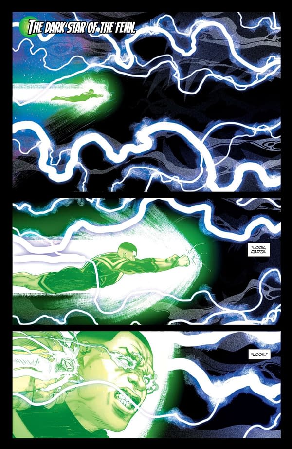 Interior preview page from Green Lantern: War Journal #10