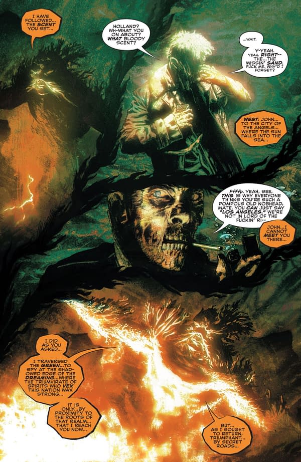 Interior preview page from John Constantine: Hellblazer - Dead in America #6