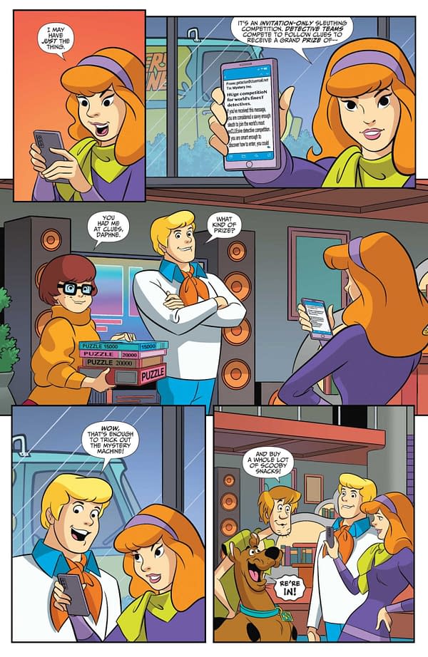 Interior preview page from Batman and Scooby-Doo Mysteries #6