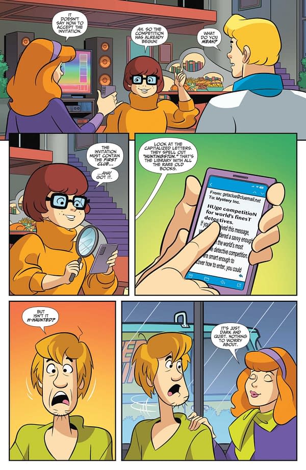 Interior preview page from Batman and Scooby-Doo Mysteries #6