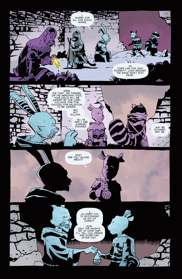 Interior preview page from WILLIAM OF NEWBURY #3 MICHAEL AVON OEMING COVER