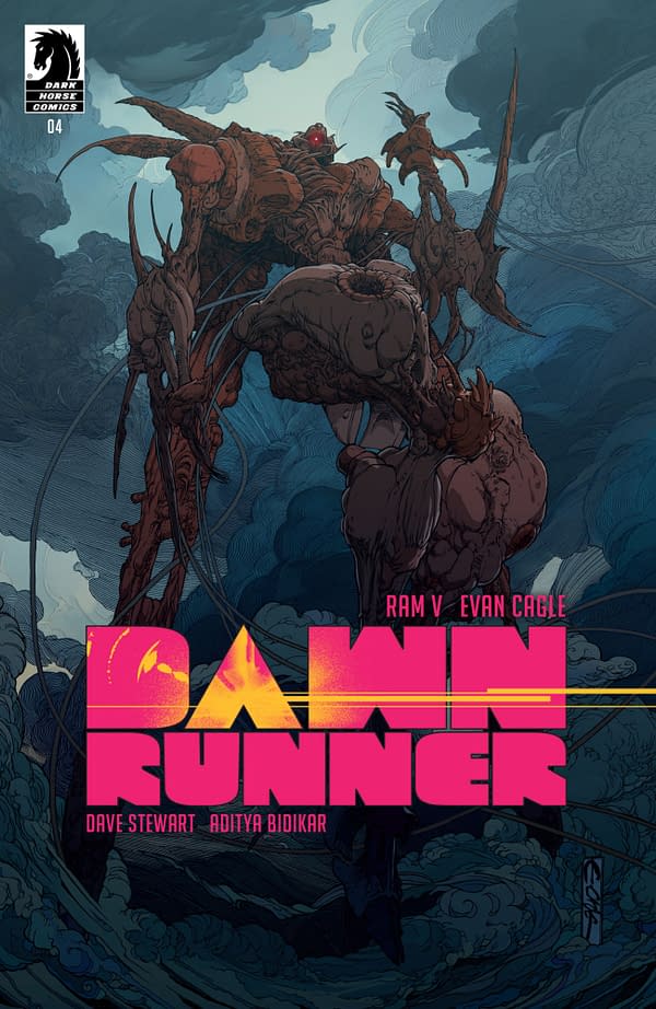 Cover image for DAWNRUNNER #4 ADITYA BIDIKAR COVER