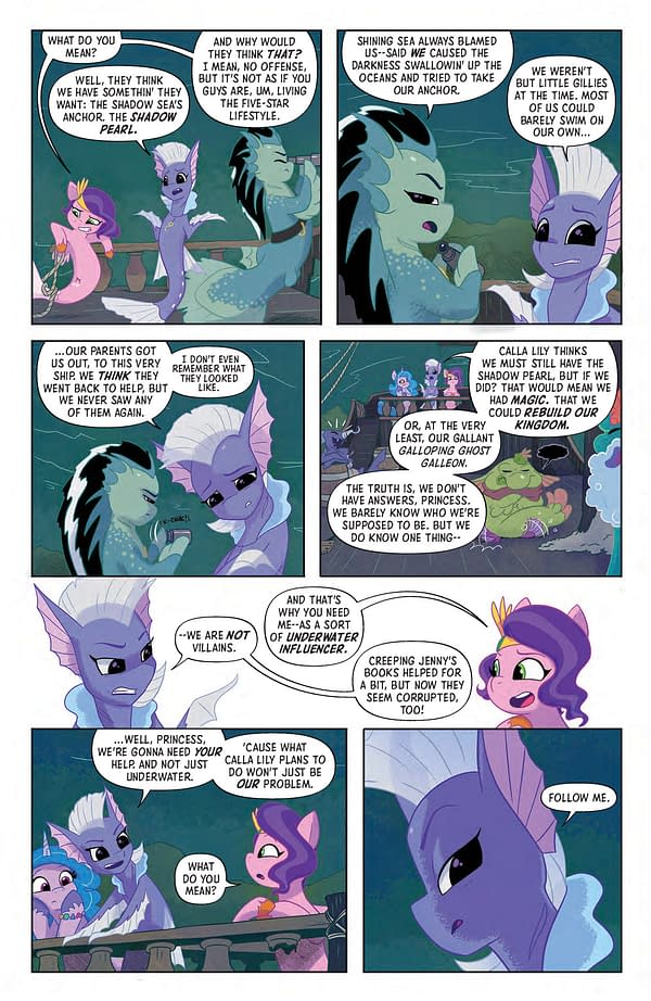 Interior preview page from MY LITTLE PONY: SET YOUR SAIL #3 PAULINA GANUCHEAU COVER